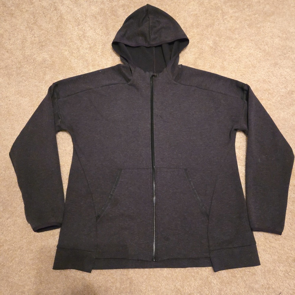 Champion Hoodie Sweatshirt Womens 2XL XXL Gray Fleece Full Zip Outdoor